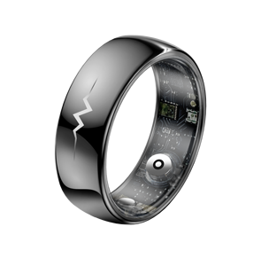 Cincin Pintar Kesehatan AI dengan Kontrol Aplikasi dan Pelacak Tidur, Baja Anti Karat, Tahan Air 5 ATM, Mode Multi-Gerakan - Product Image 1