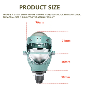 Đèn pha ô tô Bi-<span class=keywords><strong>LED</strong></span> Projector Lens IDISON T19W 3 inch 65W 75W 4000K 6000K 8600lm kiểu ngắn siêu sáng công suất cao - Product Image 4