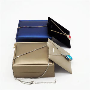 Ring Necklace Jewelry Box PU Leather Custom Gift Luxury Jewelry Packaging Ring Earring Pendant Bangle Whole set Storage - Product Image 2