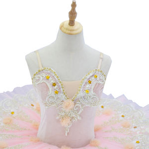 Niños <span class=keywords><strong>blanco</strong></span> Swan Lake Ballet disfraz niños vestido profesional Ballet tutú panqueque niñas bailarina tutú faldas - Product Image 3