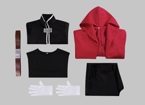 Costume di Halloween Anime Fullmetal Alchemist Cosplay Edward Elric Outfit Rosso o Parrucca Bionda AOKG-146 - Product Image 3
