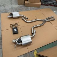 Système d'échappement haute performance pour Mercedes E63 E63S W212 AMG, échappement cat-back avec soupape électronique, silencieux