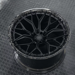 High End Two Or Three Piece Forged Carbon Fiber Rim Deep Concave Custom Surface Custom Width PCD ET Luxury Auto <b>Wheel</b> - Product Image 3