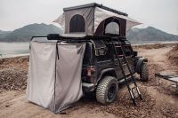 Carpa de Techo Inflable de Alta Calidad, Impermeable, para las Cuatro Estaciones, de Doble Capa, con Camuflaje, Carcasa Rígida, para Senderismo y Automóviles