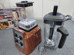 Robot culinaire professionnel Hoffmans HM-2086 4800W avec <span class=keywords><strong>minuteur</strong></span>, bol incassable de 2,2 L, mixeur commercial 2-en-1 avec fonction de broyage à sec et extracteur de jus - Product Image 5
