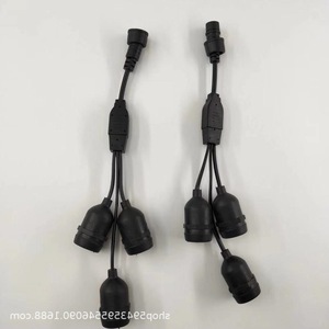 Cable de Lámpara de Goma Impermeable E27 E26 para Iluminación de Exteriores, Granjas e Invernaderos, 50V440V, Certificado CCC - Product Image 2