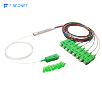 Connecteur optique 1X8, séparateur PLC à fibre optique 8 voies, réseaux 4G Wi-Fi 3G - Mini séparateur à fibre optique en cassette