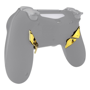 Chroming Gold Replacement Redesigned Back Buttons K1 K2 K3 K4 <b>Paddles</b> for PS4 EXtremeRate <b>Controller</b> Dawn Remap Kit - Product Image 5