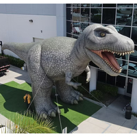 Modèle de dinosaure Tyrannosaurus gonflable géant pour défilé en plein air, mascotte animale pour exposition dans les parcs et zoos
