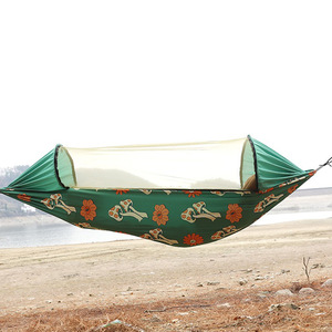 Amaca moderna apertura automatica all'aperto con zanzariera in tessuto Anti-ribaltamento per campeggio e picnic Design pieghevole - Product Image 2