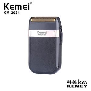Kemei-2024 यूएसबी चार्जिंग इलेक्ट्रिक शेवर पुरुषों के लिए ट्रिपल ब्लेड रेजर शेवर वाटरप्रूफ दाढ़ी ट्रिमर शेविंग मशीन - Product Image 2