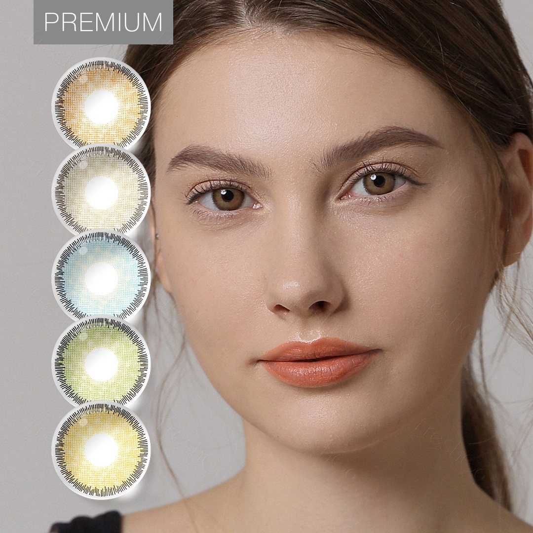 Freshgo Cheap Premium Series Colored Contacts Wholesale Yearly Eye Contacts Color Contact Lens with Prescription with Power