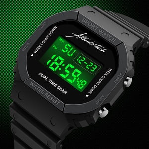 Reloj Electrónico Cuadrado para Estudiantes, Multifuncional, Luminoso, Resistente al Agua, Reloj Digital LED de Alta Calidad - Product Image 1