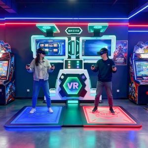 Nouvelle machine de jeu de combat VR pour 2 joueurs, station de combat VR interactive commerciale, équipement d'amusement d'arcade en salle - Product Image 4