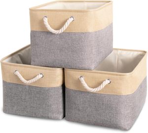 Cesta de Almacenamiento Plegable de Tela Moderna para el Hogar, Venta al por Mayor Directa de Fábrica, para Ropa, Herramientas, Jeans, Rectangular - Product Image 1