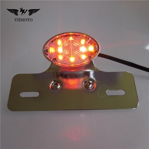 Piezas de Motocicleta, Luz Trasera LED, Soporte para Matrícula con Luz, para Honda Harley Tuning - Product Image 5