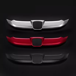Garniture extérieure chromée en fibre de carbone ABS pour Honda 2018 <span class=keywords><strong>UR</strong></span>-V Décoration de calandre avant - Product Image 3