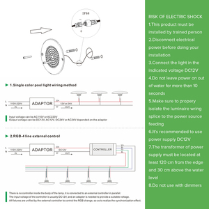 Đèn Hồ bơi bằng thép không gỉ tốt nhất 3000K/ 6000K/RGB màu đơn IP68 Đèn hồ bơi lõm DC12V 24W Đèn cho bể bơi - Product Image 5