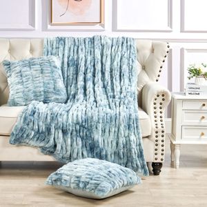 Vente flash - Jeté en fausse fourrure Mon Château - Arbre de Noël - Hiver - Canapé - Lit - Sofa - Couvertures pour la maison - Product Image 2
