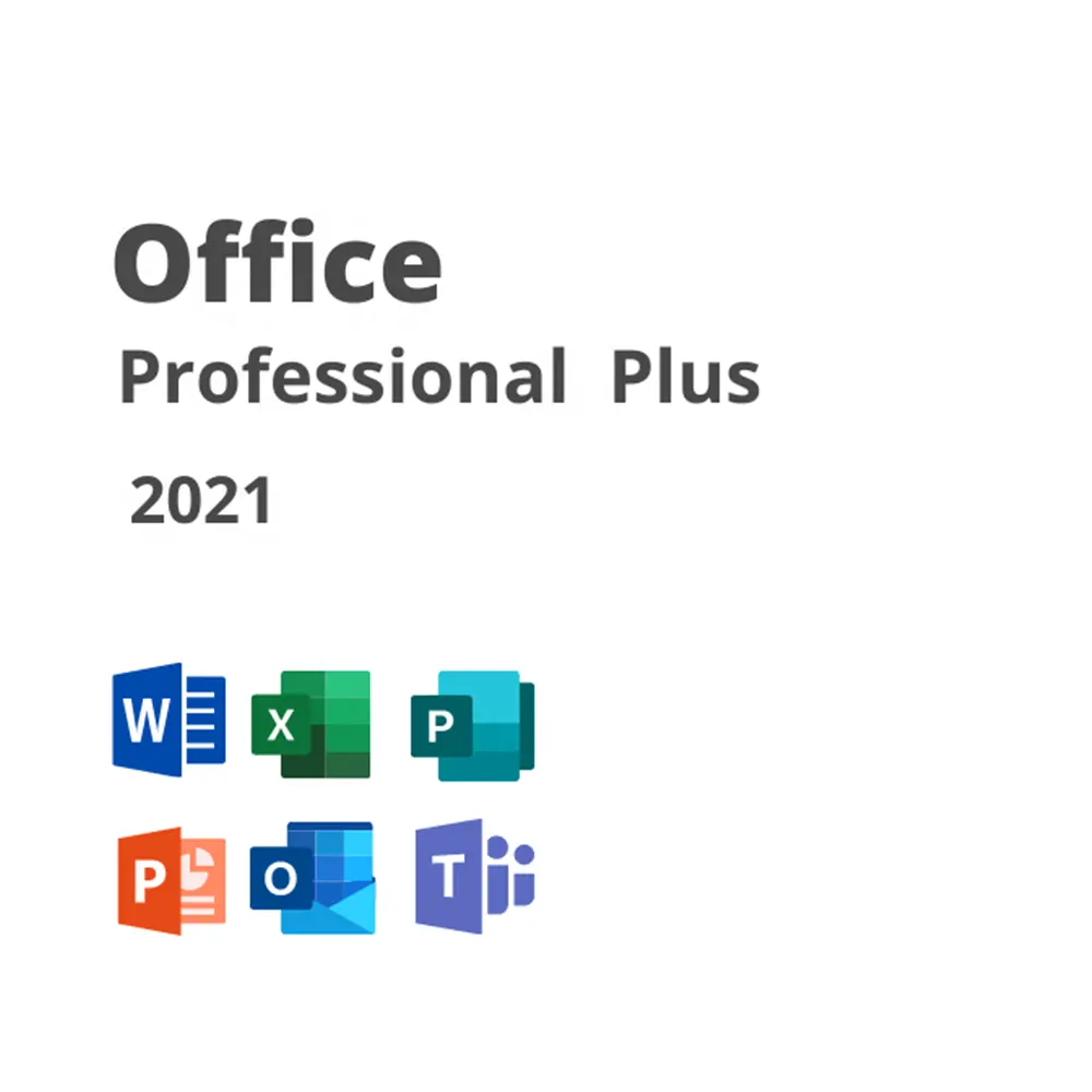 Office 2021 Professional Plus License Key Bind With Email Account Online Activation Office 2021 Pro Plus Email Instant Delivery