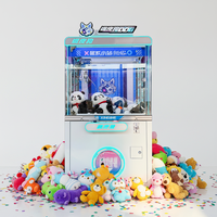 Machine à griffes en métal Naughty Dog Galaxy pour un joueur avec accepteur de pièces et de billets, joystick, garantie 1 an