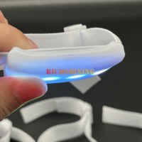 Bracelet à LED OEM Richshining DMX512, bracelet lumineux avec logo personnalisé pour la fête