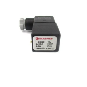 Bobine d'électrovanne NORWAY 13J 24VDC monocouche norme britannique pour applications haute pression - Product Image 3