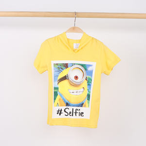 เสื้อยืดเด็กพิมพ์ลายตัวการ์ตูนน่ารักสำหรับเด็กผู้ชายเด็กผู้หญิงเสื้อยืดคอกลมแขนสั้นมีฮู้ดสำหรับฤดูร้อน - Product Image 1