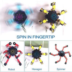 ของเล่นด้านบนปั่นด้วยปลายนิ้วหุ่นยนต์คลายเครียดสำหรับเด็กออทิสติก - Product Image 5
