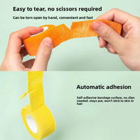 Bande de maintien auto-adhésive de 5 cm pour le sport, idéale pour les poignets, les genoux et les chevilles, parfaite pour le football, la gym et la protection sportive.