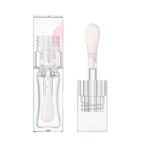Tube de brillant à lèvres personnalisé 10 ml 6,5 ml, conteneur transparent vide pour cosmétiques, tube à rouge à lèvres, blush, brillant à lèvres avec grande brosse - Product Image 1