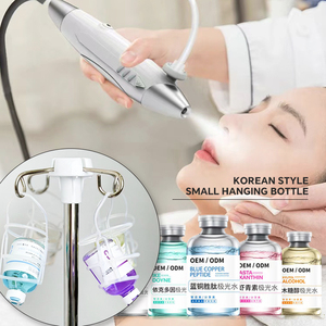 Système d'ampoules professionnelles aux peptides et cellules souches, sérum à l'acide hyaluronique pour pistolet pulvérisateur, sérum réparateur anti-âge aux peptides B - Product Image 1