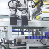 Garis produksi modul baterai Lithium persegi otomatis penuh semi garis perakitan baterai fosfat besi kondisi baru