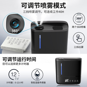 Smart <b>Humidifier</b> 4.5L Wi Fi Touchscreen Home Office Quiet Operation Large Capacity Auto Shut Off Night Light - Product Image 5