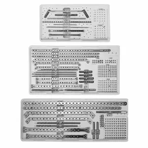 수의학 정형 외과 도구 정형 임플란트 수의학 동물 애완 동물 1.5mm 직선 플레이트