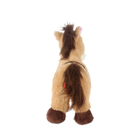 Jouets en peluche de cheval en peluche avec le jouet mou d'animal de logo personnalisable à vendre
