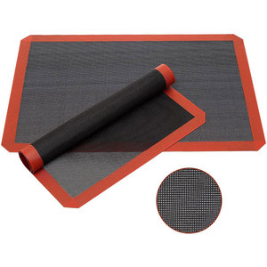 Factory Supplier Food Grade <b>Silicone</b> Hollow Disposable Eco-Friendly Glass Fiber Reinforced <b>Baking</b> Mat Perforated Design - Product Image 5