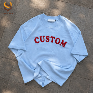 Wholesale Custom Men's Oversized Boxy Fit 100% Cotton T-Shirt 260 Gsm Streetwear Solid Eco-Friendly <b>Tshirt</b> - Product Image 1