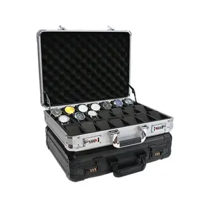 Custodia rigida in alluminio personalizzata a 21 slot con cuscini in schiuma per Display - Product Image 1