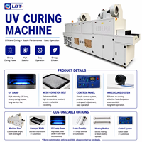 Machine de séchage UV à tunnel, four de séchage UV automatique à convoyeur pour l'impression, le revêtement et le traitement UV des produits électroniques