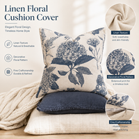Housse de coussin carrée à fermeture éclair invisible sur mesure pour canapé et chambre à coucher