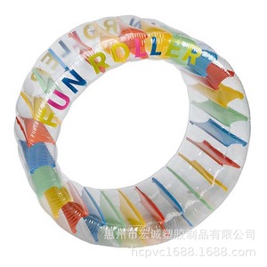 Juguete Inflable para Niños, Rodillo de PVC de 35x25cm, Corralito Azul para Bebés, Uso Interior y Exterior - Product Image 3