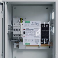 Interrupteur de transfert automatique à double alimentation 125A ATS 230V 400V Classe PC 22kA 0,05s Rail DIN CE