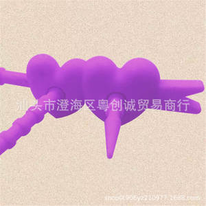 Correa de sujeción de goma suave de 25 cm con doble cierre de cinta de velcro, ajustable, para accesorios de muñecos de peluche - Product Image 5