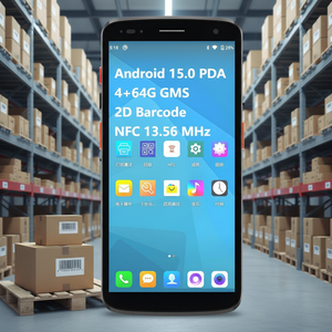 Effon HS20-S 4+64G Android 15.0 PDA industriel robuste avec écran FHD de 6 pouces, NFC (13,56 MHz) et lecteur de codes-barres 2D - Product Image 1