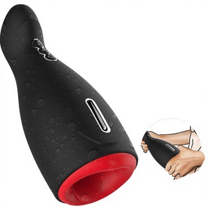 Copa de Masturbación Masculina Impermeable de ABS y Silicona con Vibración Automática y Calefacción, Vibrador Sexual para Adultos - Product Image 1