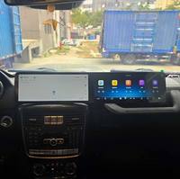 Reproductor de DVD Doble para Auto de 12.8 Pulgadas, Radio Android con Pantalla Táctil, Navegación GPS, Carplay para Mercedes-Benz Clase G 2013-2018