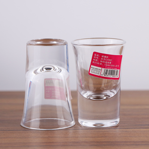 1oz Low Price Clear Square personalized shot glasses Custom Printing Logo Shot Glasses