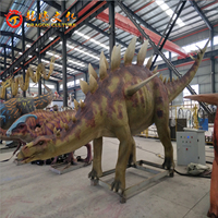Date énorme Offre Spéciale durable attrayant Stegosaurus robot animatronique Dinosaure Pour parc d'attractions