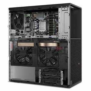 คอมพิวเตอร์เดสก์ท็อปเวิร์กสเตชันแบบบาง Slim SFF Intel Core i7 SSD กราฟิกในตัว เครื่องสำนักงานขนาดกะทัดรัด ThinkStation P3 Tower - Product Image 1